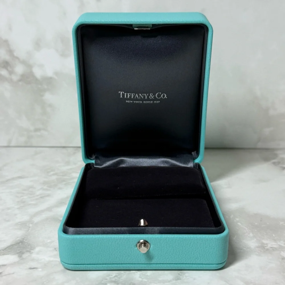 Tiffany & Co. | Earring Jewelry Box w/ Storage Box | Minty Cyan Hue